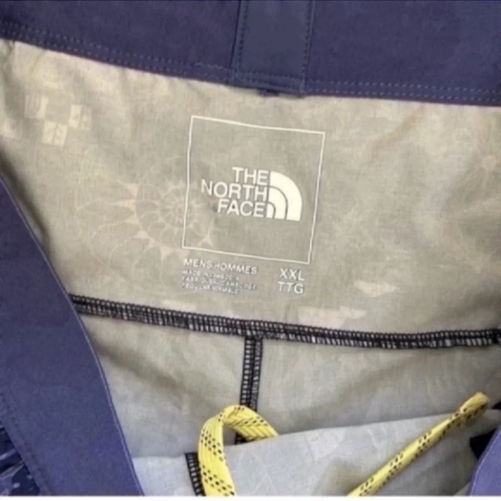 The North Face Athletic Blue and Green Shorts